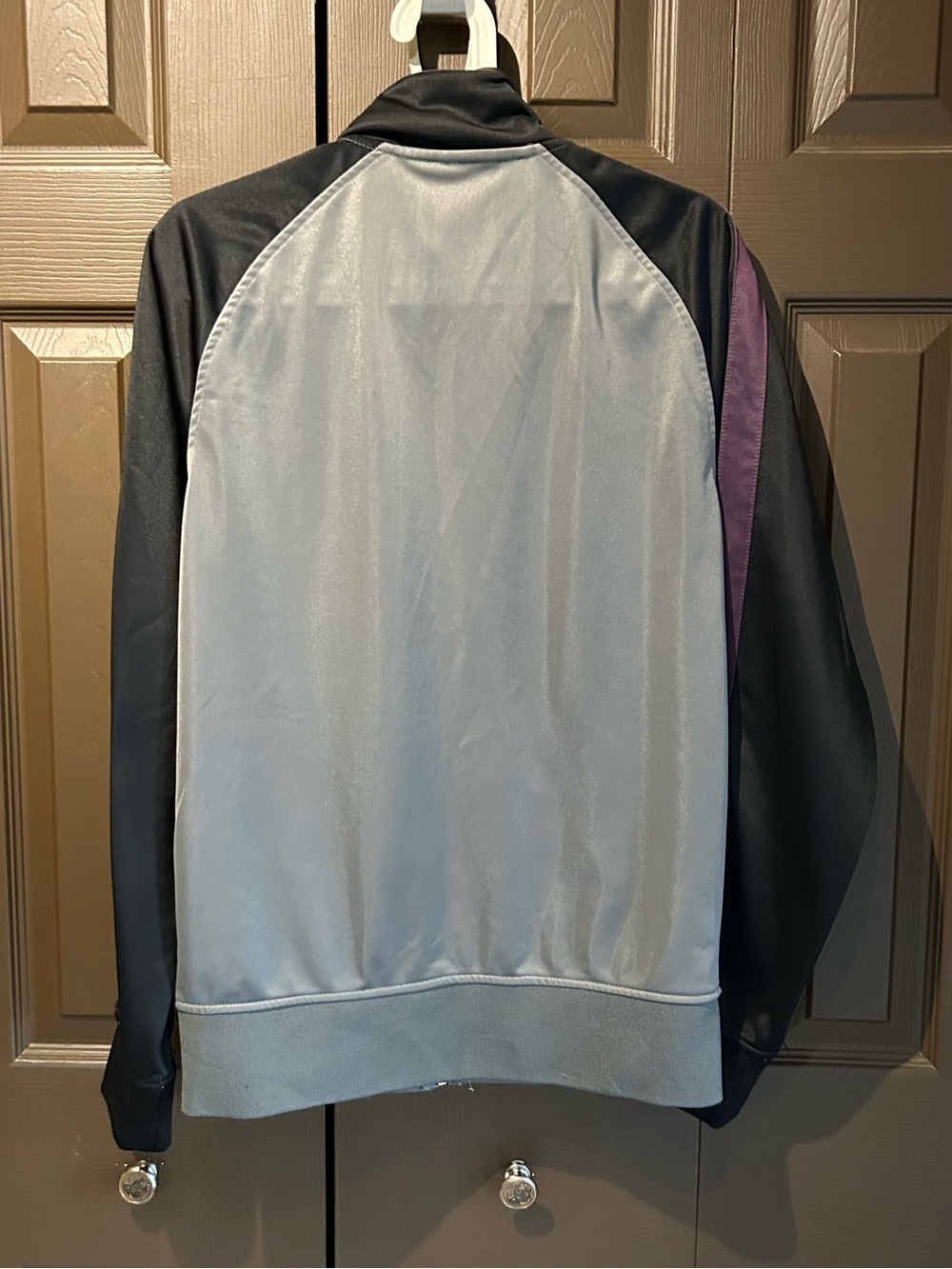 Zoo York Gray, Black & Purple Athletic Zip Jacket - Picture 3 of 11